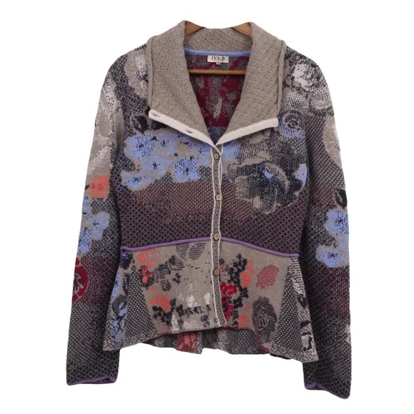 IVKO  CARDIGAN SWEATER - Picture 1 of 5